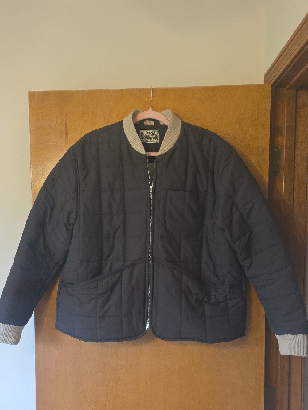 Pompeii Brand Quilted Bomber Jacket
